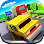 Blocky Highway Traffic Racing 1.2.1 MOD APK