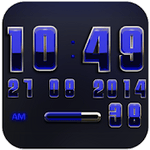Digi Clock Widget Blue Saphir 2.70 APK