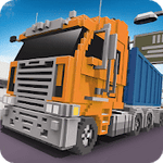 Blocky Truck Driver Urban Transport 1.9 Mod Unlocked / Ads-free