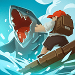 Epic Raft Fighting Zombie Shark Survival Games 1.0.10 MOD Unlimited Money/Immortal