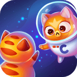 Space Cat Evolution Kitty collecting in galaxy 2.0.7 MOD APK