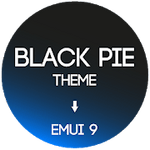 Black Pie Theme for EMUI 9 9.1 Huawei Honor 9.0