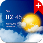 Transparent clock weather Ad-free 3.00.01 Paid