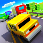 Blocky Highway Traffic Racing 1.2.2 MOD APK Unlimited Money