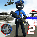 US Police Stickman Vegas Rope Hero City Gangster 2 1.2 MOD (Unlimited Coin)