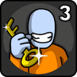 One Level 3 Stickman Jailbreak 1.4 MOD  (Unlock all related cards)