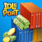 Idle Port Tycoon 2.4 Mod a lot of money