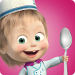 Masha and Bear Cooking Dash 1.3.0 Mod Full Version / All Characters Unlocked