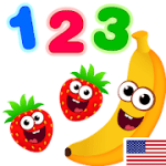 Funny Food 123 Kids Number Games for Toddlers 2.6.0.1 Unlocked