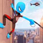 Ice Spider Stickman Rope Hero Gangster City 1.0 Mod The free ads to get a lot of rewards