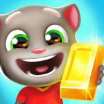 Talking Tom running for gold 4.5.0.672 Mod a lot of money