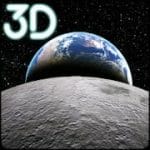 Earth & Moon Parallax 3D Live Live Wallpaper 0.9.2 Paid
