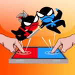 Jumping Ninja Battle Two Player battle Action 4.0 Mod money