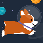 Space Corgi Dog jumping space travel game 29 Mod money